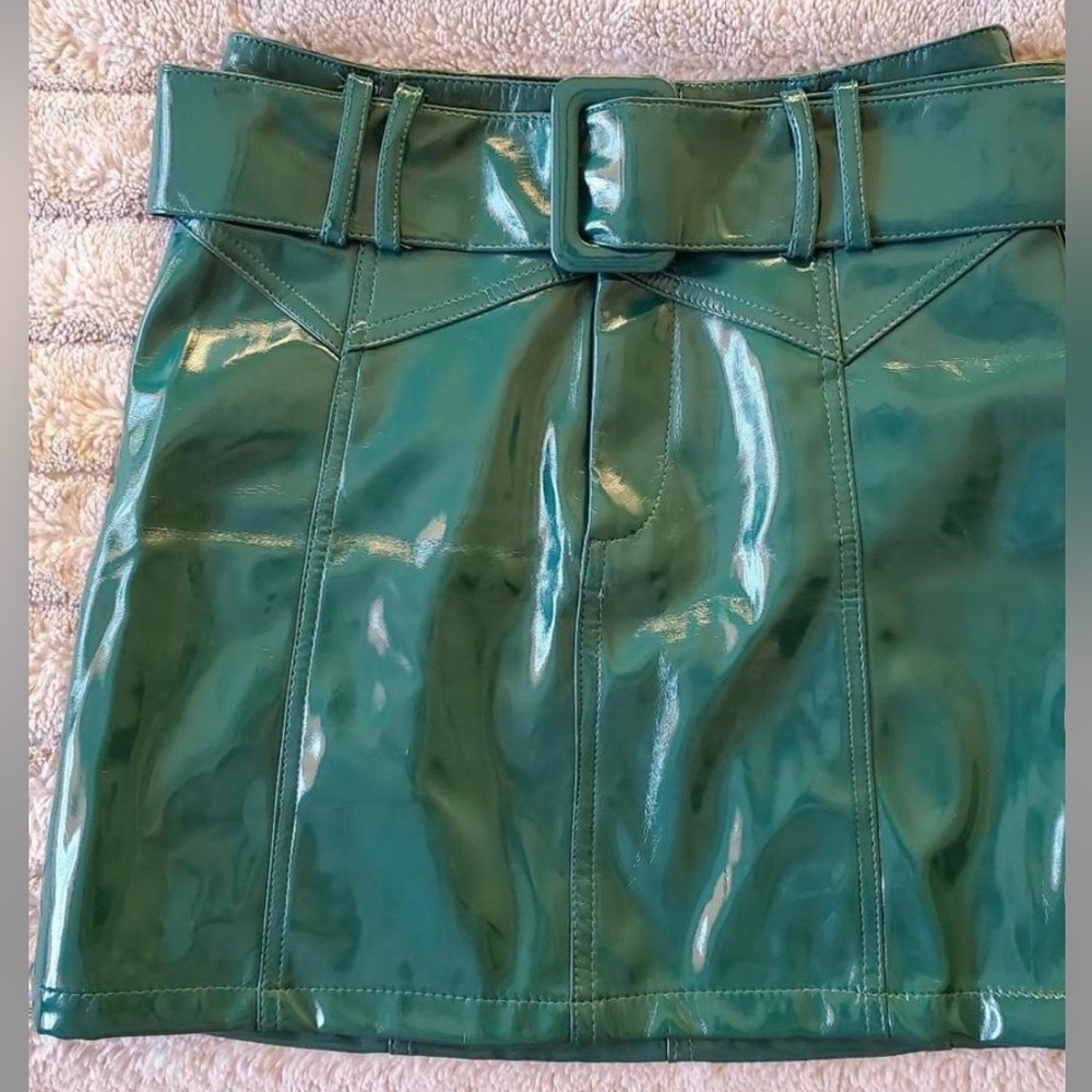 Green skirt